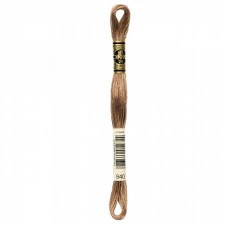 840 DMC Embroidery Floss - Medium Beige Brown