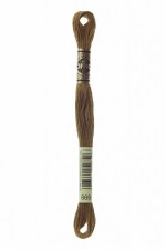 869 DMC Embroidery Floss - Very Dark Hazel Brown