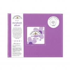 Doodlebug 8x8 Storybook 2-Ring Album- Lilac