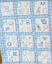 9" Quilt Blocks- ABC Nursery