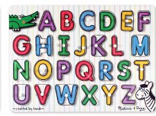 Melissa & Doug See Inside Peg Puzzle- Alphabet