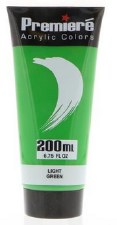 Premiere Acrylic Colors, 200ml- Light Green