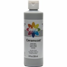 Delta Ceramcoat Acrylic Paint, 8oz - Rain Grey