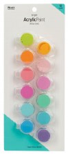 Nicole Acrylic Paint Pots, 12ct- Bright Assortment
