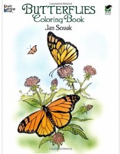 Adult Coloring Book - Butterflies