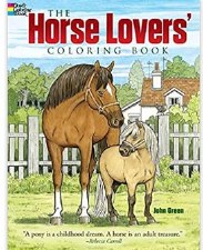 Adult Coloring Book - Horse Lovers