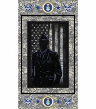 Patriotic Fabric Panel - Air Force