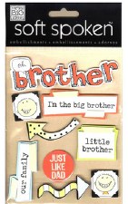 MAMBI Soft Spoken Stickers- Oh Brother