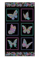 Nature & Wildlife Fabric Panel - Alluring Butterflies