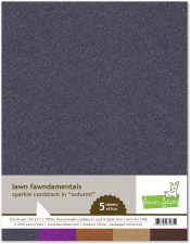 Lawn Fawn Sparkle Cardstock- Autumn
