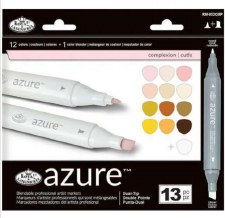 Azure Marker Set 7/Pkg-Grayscale Colors