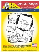 Aunt Martha's Iron On Transfers- Baby Chicks #4014