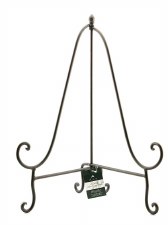 Tripar Baldwin Metal Easel, 20" - Mahogany
