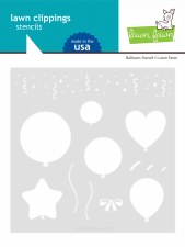 6"x6" Stencils - Balloons