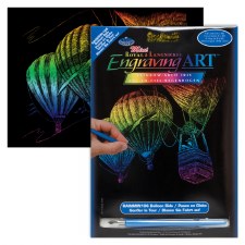 Engraving Art Foil Set- Rainbow Balloon Ride