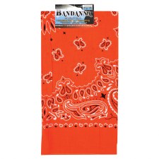 Paisley Bandana- Orange