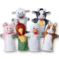 Melissa & Doug Hand Puppets- Barn Buddies