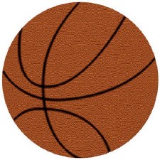 Reminisce Basketball 12" Die Cut
