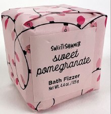 Sweet & Shimmer Bath Fizzer - Sweet Pomegranate