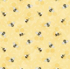 Be You! Bolted Fabric - Yellow Bees