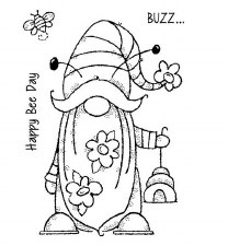 Bee Gnome - Clear Stamp Set