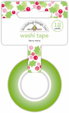 Candy Cane Lane Washi Tape - Berry Merry