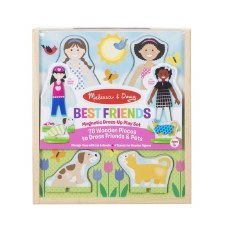 Melissa & Doug Magnetic Dress Up- Best Friends