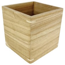 Natural Storage Bin, Square
