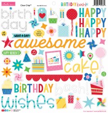 Birthday Bash Chipboard Icons