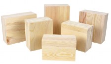 Wood Block Set- 6 pc