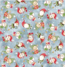 Snow Fun Bolted Fabric - Holiday Elves