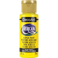 Americana Acrylic Paint, 2oz- Yellows: Bright Yellow