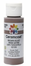 Delta Ceramcoat Acrylic Paint, 2oz- Browns: Brown Velvet