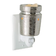 Pluggable Fragrance Warmer- Brushed Chrome