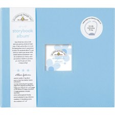 Doodlebug 12x12 Storybook 3-Ring Album- Bubble Blue