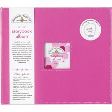 Doodlebug 12x12 Storybook 3-Ring Album- Bubblegum