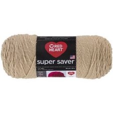 Red Heart Super Saver Yarn- Buff