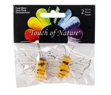 Touch Of Nature 2.25" Bumble Bees, 2pc