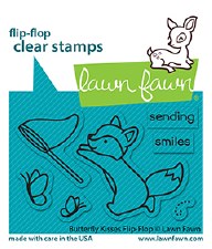Butterfly Kisses Flip-Flop Clear Stamp Set