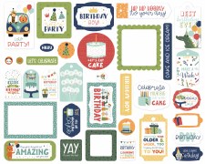 Birthday Wish Boy Die Cuts - Frames & Tags
