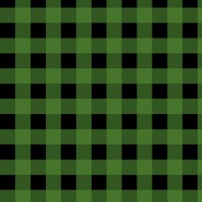 Cabin Welcome Bolted Flannel- Buffalo Check, Green