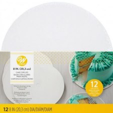 Cake Boards, 8" - White