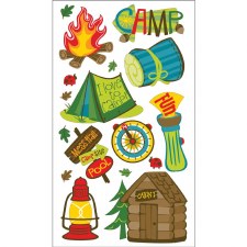 Sticko Stickers- Outdoors- Camping Fun