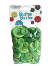 Button Basics- Candy Apple Green