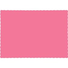 Touch of Color Paper Placemats, 50ct- Candy Pink