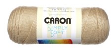 Caron Simply Soft Yarn - Bone