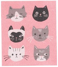 Swedish Dishcloth- Cats Meow