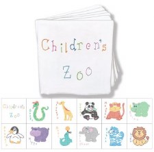 Childrens Cloth  Book - Zoo