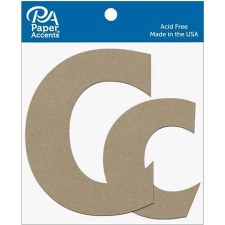 4" Chipboard Letter, 2pk- Cc