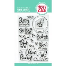 Circle Tag Clear Stamp Set